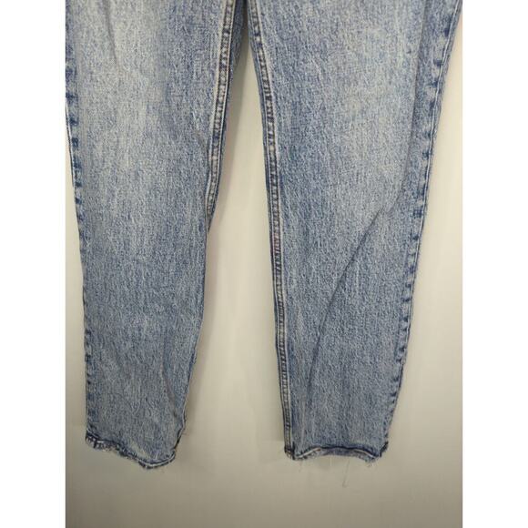 Abercrombie & Fitch Light Wash The 90's Straight Ultra High Rise Jeans Sz 24/00R - Picture 5 of 13